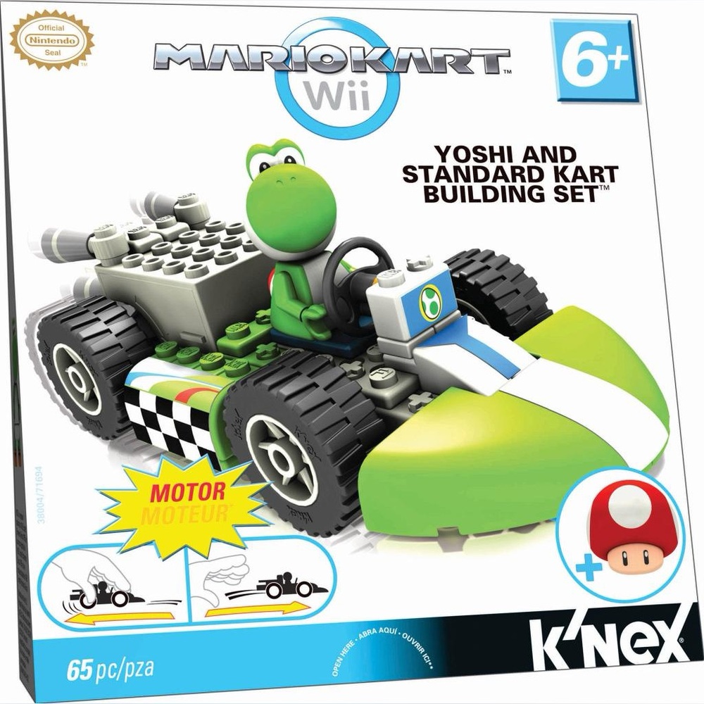 Mario Kart K’NEX Yoshi & Standard Kart Building Set